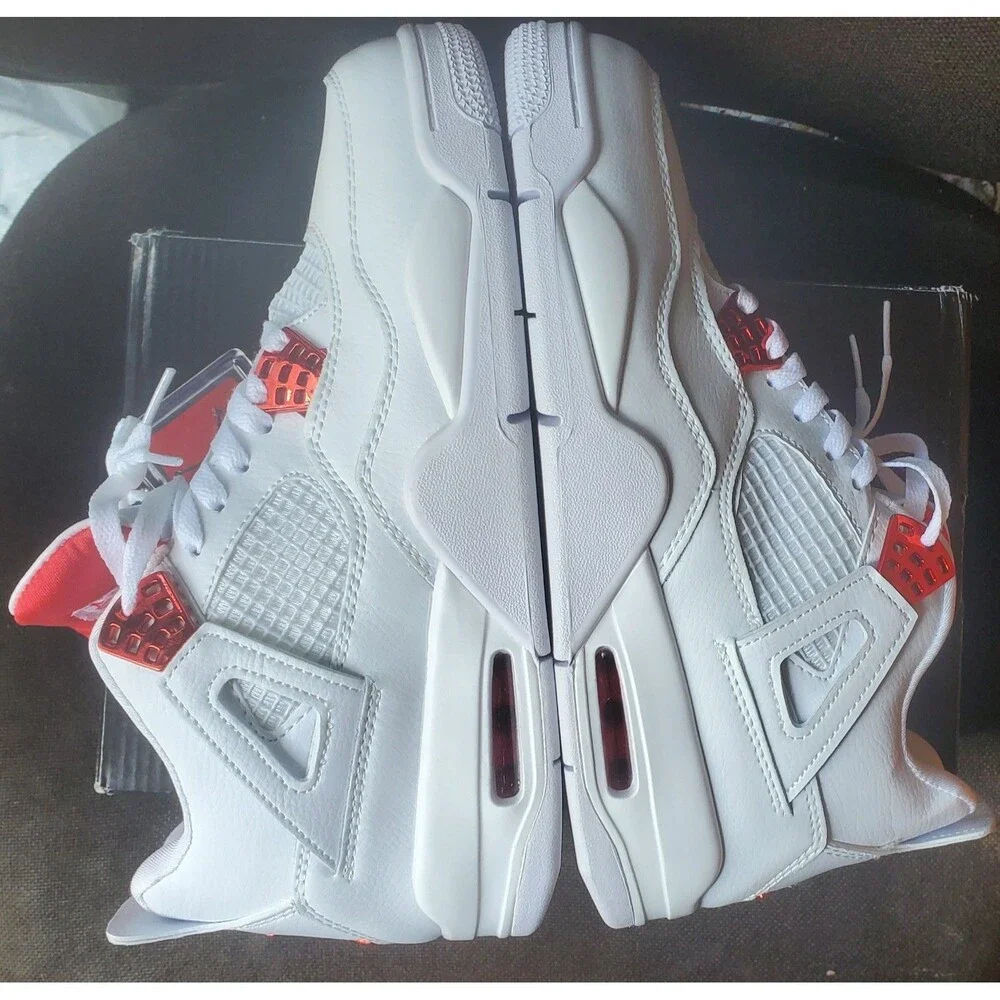 Jordan 4 Retro Metallic Red. Size 10